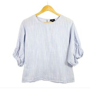Mossimo Boxy Relaxed Fit Dolman Sleeve in Coastal Blue Size Small